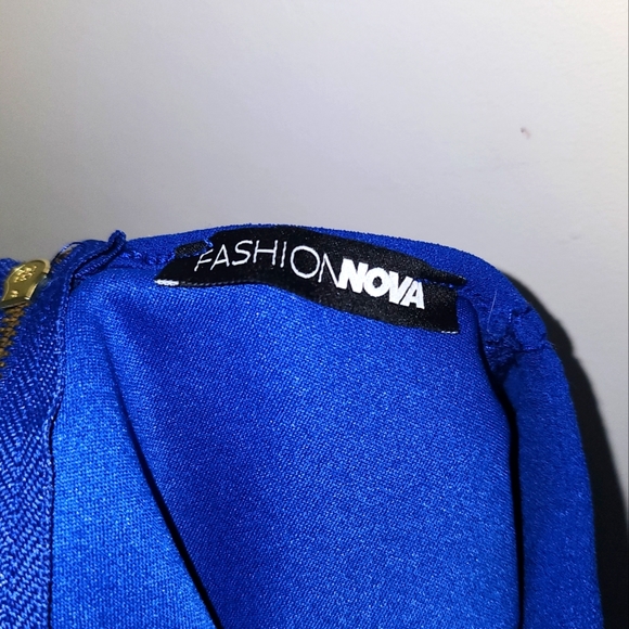 Fashion Nova Blue Dress - Picture 3 of 3